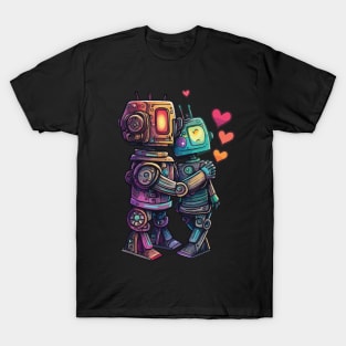 Robots In Love T-Shirt